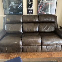 Sofa - Brown leather