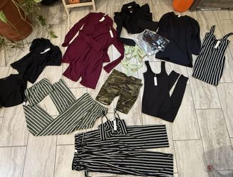Romper Top Blouse Shorts Set- Outfit-$5 To $15 Size Large