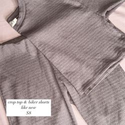 biker short set