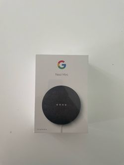 New Google Nest Mini (2nd Gen) Smart Speaker - Charcoal / Sealed Box