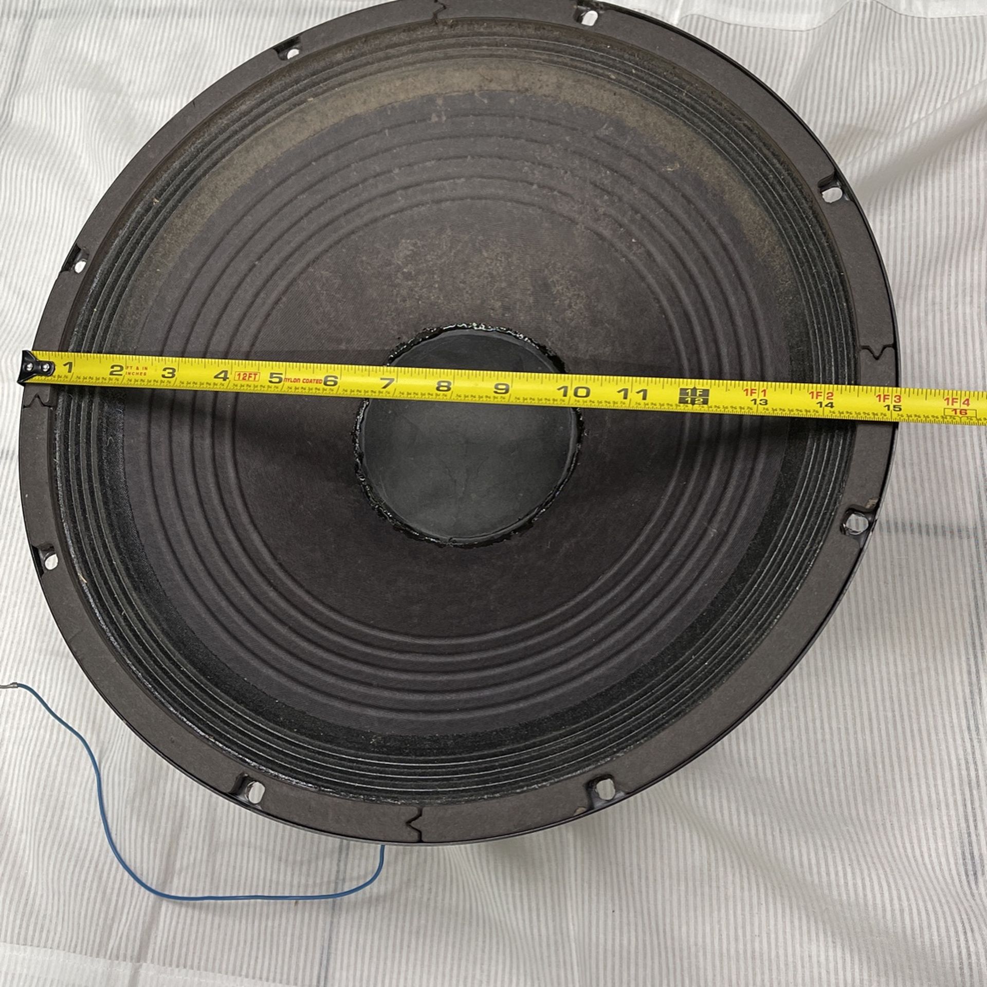 15” speaker from Peavey guitar speaker in night club