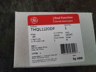 NEW GE THQL1120DF 20 AMP AFCI GFCI DUAL FUNCTION BREAKERS