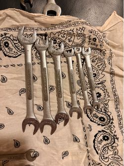 Craftsman open end box Wrenches 6 piece set