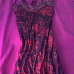 Purple & Pink Floral Sundress