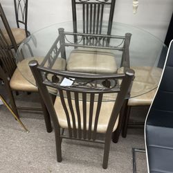 Brand New Table And Four Chair In Stock For A Fast Delivery Or Pick  Up  