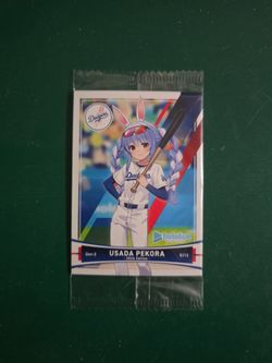 Unopened Hololive Dodgers Card