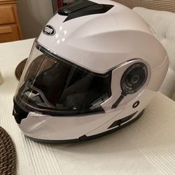 Motorcycle Helmet White Medium Yema YM-926