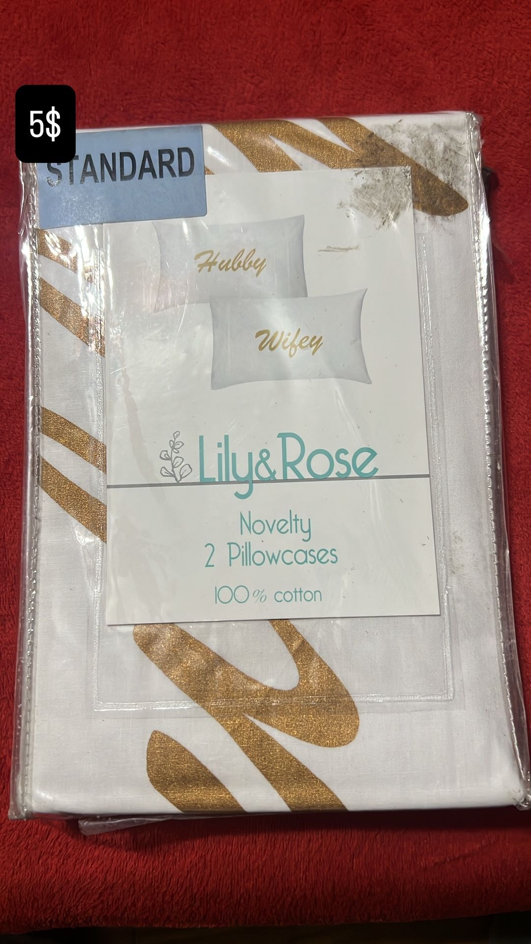 Hubby And Wife Pillow Cases Standard
