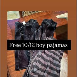 Size 10/12 Boy Pajamas Free