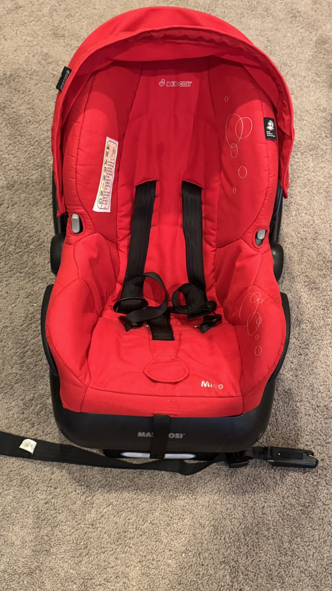 Infant Baby Car Seat Maxi Cosi With Base