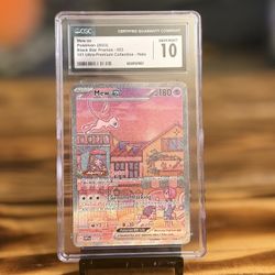 CGC 10 Mew ex 151 Ultra Premium Collection Promo 2023 Pokemon Card #053