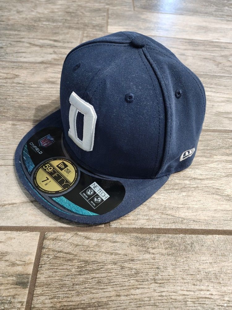Dallas Cowboys New Era 59Fifty Fitted hat Navy 7 1/8 BRAND NEW