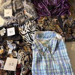 6 Assorted Women’s Tops 16 /18