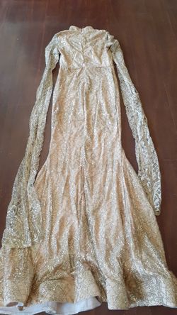 Gold dress