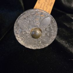 Antique Sandwich Glass Cabinet Knob