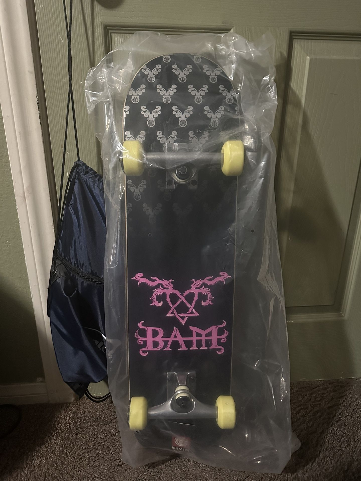 Bam Margera Black Heartagram complete deck