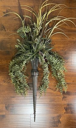Decorative Resin Rustic Wall Sconce 60"x28" Greenery Wall Pocket Home Decor