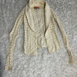 HOLLISTER KNOTTED CARDIGAN SWEATER SIZE XS (GREAT CONDITION) - $25