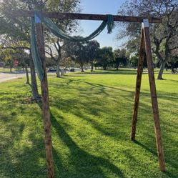 Wood Wedding Archway