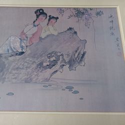 1 Oriental Framed Artwork From Estate Sale In Virginia 