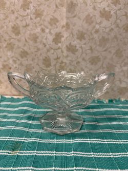 Athenian footed crystal bowl