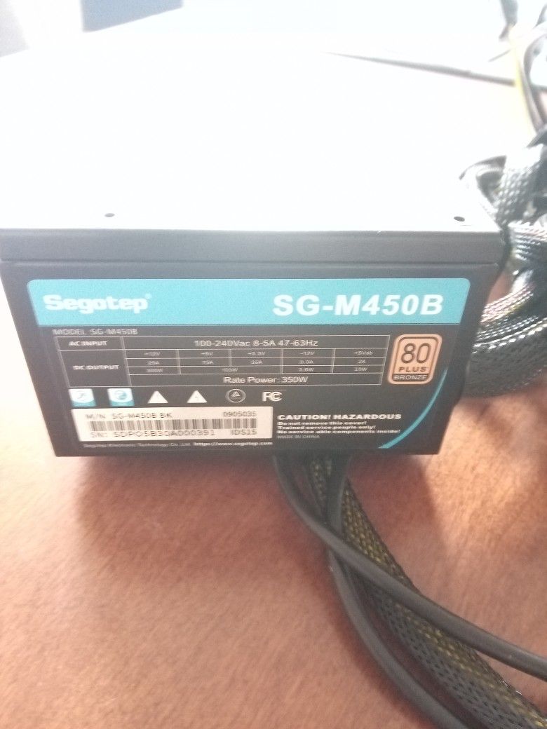 Psu Segutep 350w And 2 Pairs Of Ram