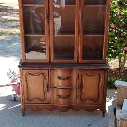 Vintage China Cabinet 