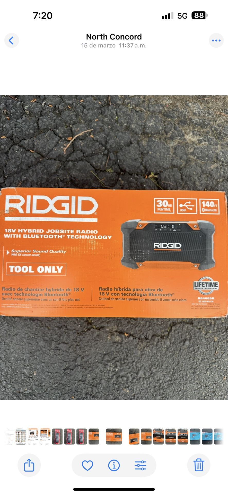 Radio Ridgid