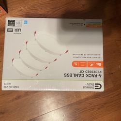 4-PACK CANLESS RECESSED KIT
