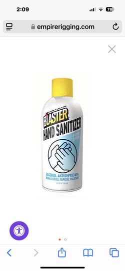 Blaster Hand Sanitizer Spray Case Of 12 Total 