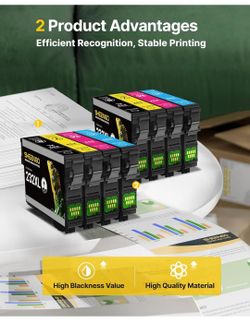 232XL Ink Cartridges Combo Pack Remanufactured Replacement for Epson 232 Ink Cartridge for Epson 232 232 XL T232 for XP-4205 XP-4200 Workforce WF-2930