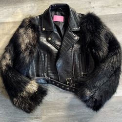 Leather Fur Jacket