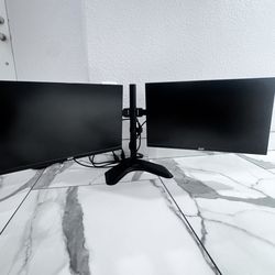 Dual Monitor Setup – $160  🖥️ Monitor Specs (Acer K242HYL) 	•	23.8″ Full HD (1920 x 1080), VA panel, 178° viewing angles 	•	60 Hz standard, up to 75 