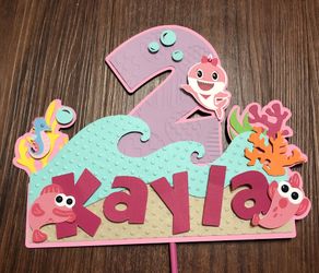 Baby shark Cake Topper