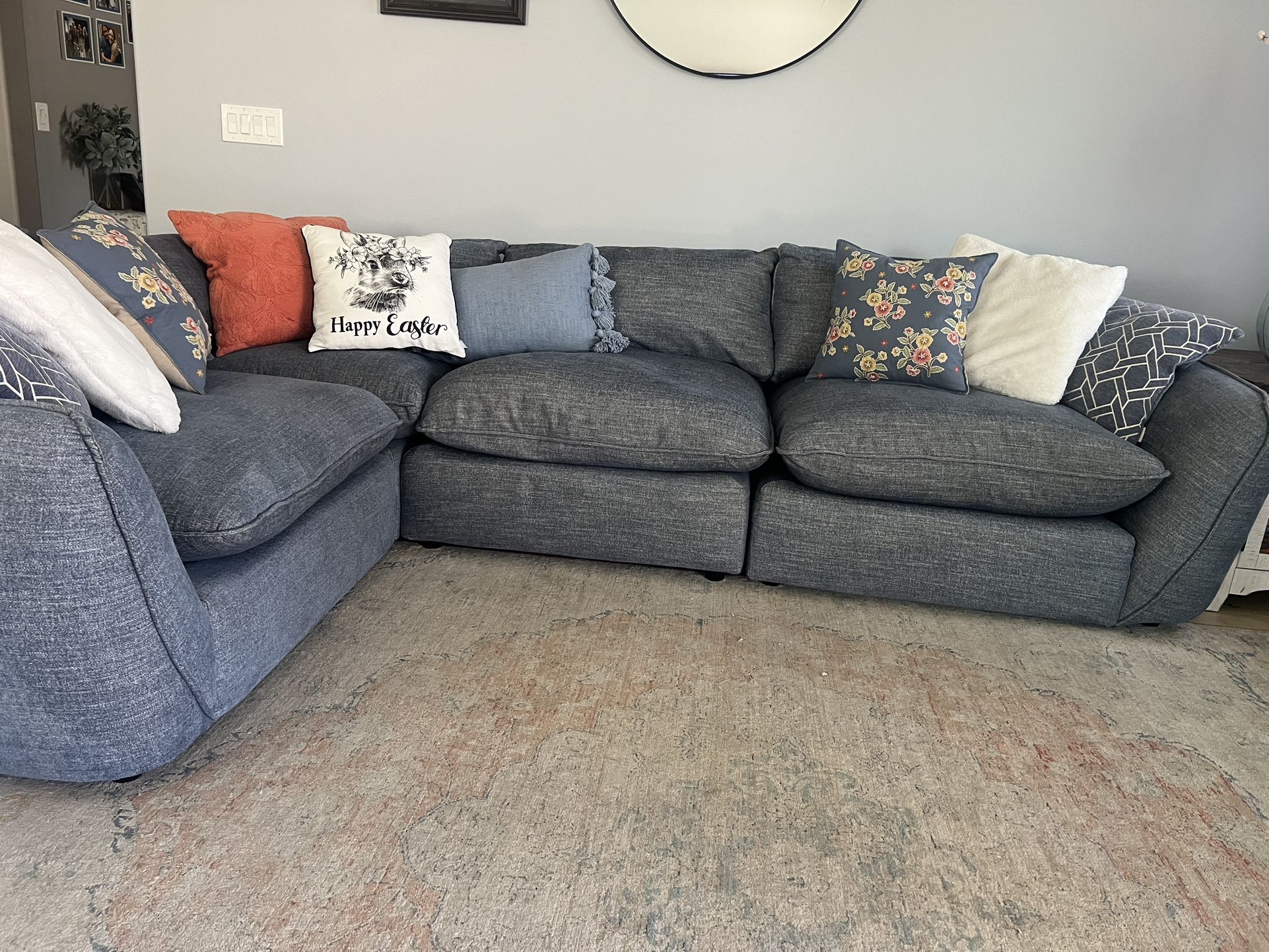 Sectional (Denim)