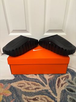 Nike Mind 001 Slide Triple Black Mens Size 12
