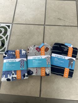 3 Pairs of footie pajamas