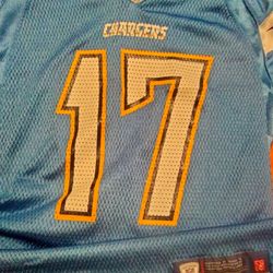 Boys Med Size 10-12 Chargers Jersey 