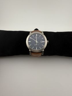 Men's Swiss Chronograph The City Brown Leather Strap Timepiece 42mm 