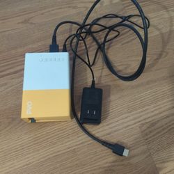 PVO Mini Portable Projector with Power Adapter