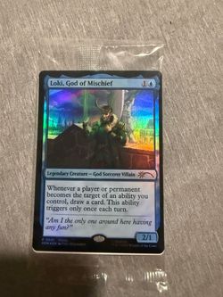 SDCC 2026 EXCLUSIVE MTG MARVEL Promo Foil Loki, God of Mischief Legendary