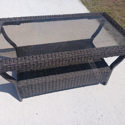 Outdoor Resin Coffee Table 