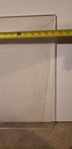 Plexiglass protective sheet 1/4 thick