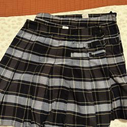 Plaid School Skirt
