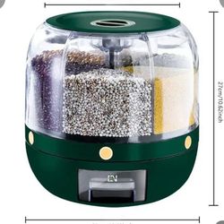 brand New In Box moisture proof rotating rice/ grains/ cereal dispenser 