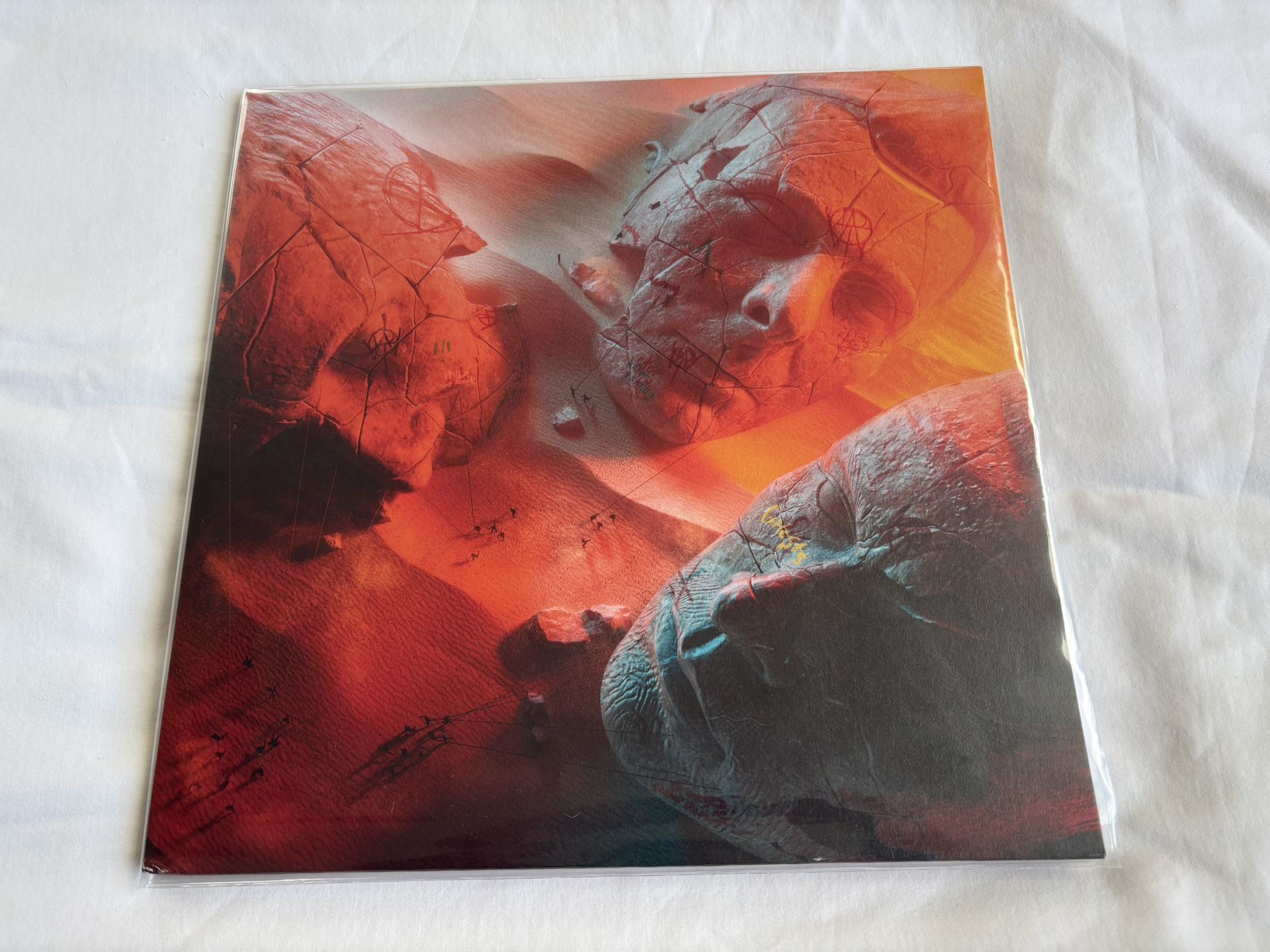 Muse Will of the People LP Vinyl Record Red Signed Cards ultrasonically cleaned