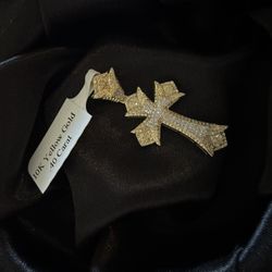 Cross Pendant - Natural Diamonds 