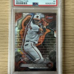 2023 Bowman’s Best Gunnar Henderson RC Refractor #26 PSA 10 Gem Mint Orioles 🔥 Rookie