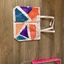 Painted Abstract Bag