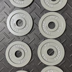 BRAND NEW Weight Plates 5 & 10